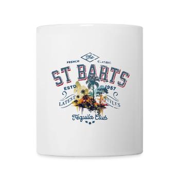 Tropical Sunset Surf Vibes Design - Coffee/Tea Mug - white - Front