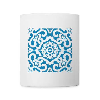 Portugal Blue Tiles 1 - Coffee/Tea Mug - white - Front