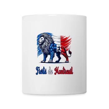 The pride of Montpellier flag design - Coffee/Tea Mug - white - Front