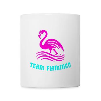 Team Flamingo - Coffee/Tea Mug - white - Front