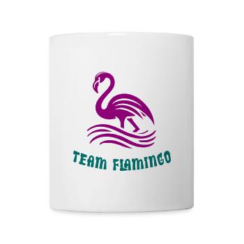 Team Flamingo - Coffee/Tea Mug - white - Front
