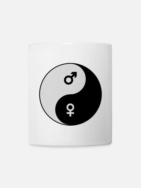 Yin Yang - Coffee/Tea Mug - white