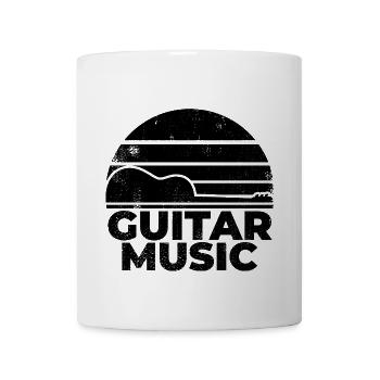 Guitar Music - Coffee/Tea Mug - white - Front