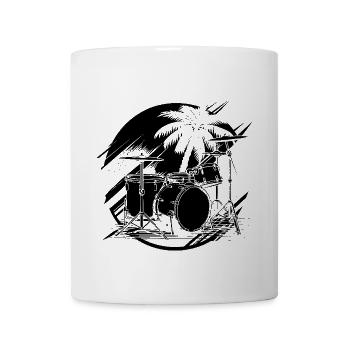 Trap Set Drawing - Coffee/Tea Mug - white - Front