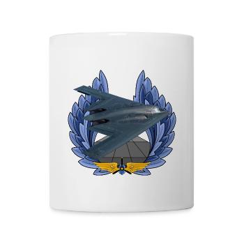 Bomber B-2 Spirit - Coffee/Tea Mug - white - Front