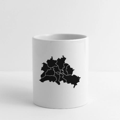 Berlin map, districts - Coffee/Tea Mug
