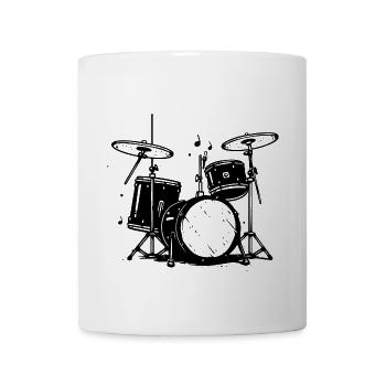 Trap Set Sketch - Coffee/Tea Mug - white - Front