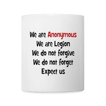 We Are Anonymous - Coffee/Tea Mug - white - Front