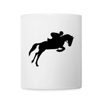 Riding, equestrian, horse - Coffee/Tea Mug - white - Front