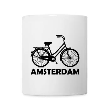 amsterdam bicycle - Coffee/Tea Mug - white - Front