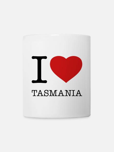 I LOVE TASMANIA - Coffee/Tea Mug - white