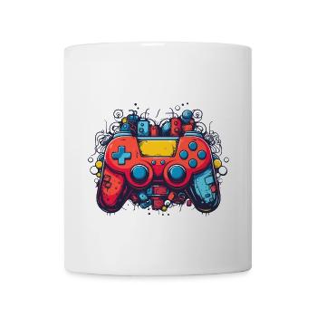 Vintage Gaming Controller - Coffee/Tea Mug - white - Front