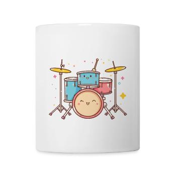Trap Set Cartoon Look - Coffee/Tea Mug - white - Front