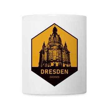 Dresden Baroque Skyline - Coffee/Tea Mug - white - Front