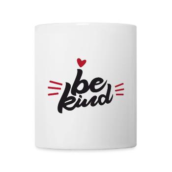 Be Kind Script Heart - Coffee/Tea Mug - white - Front