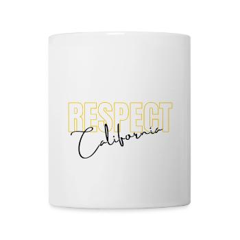 Keep Calm and Respect California - Coffee/Tea Mug - white - Front