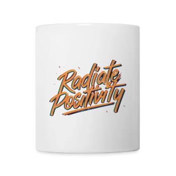 Radiate Positivity - Coffee/Tea Mug - white - Front