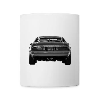 Trans Am Rear BW - Coffee/Tea Mug - white - Front
