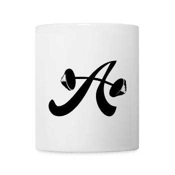 Austin Simply Fit A Barbell - Coffee/Tea Mug - white - Front