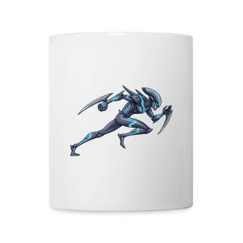 Velocity Alien (Speedster) Cartoon - Coffee/Tea Mug - white - Front