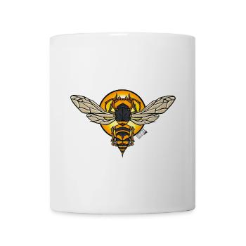 Sunlit Hornet Emblem - Coffee/Tea Mug - white - Front