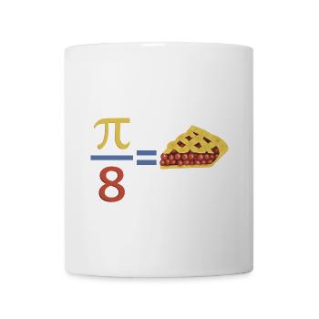 Slice of Pi - Coffee/Tea Mug - white - Front
