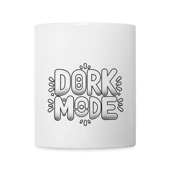 Dork Mode 7 - Coffee/Tea Mug - white - Front