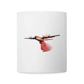 C-130 water bomber - Coffee/Tea Mug - white - Front