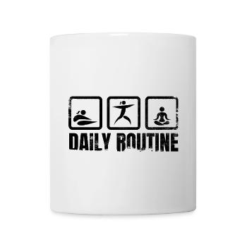 Yogi Daily Routine - Coffee/Tea Mug - white - Front