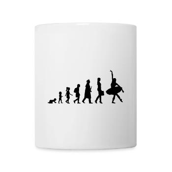 Evolution of a Ballet Dancer - Coffee/Tea Mug - white - Front