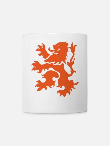 Dutch Lion Rampant - Coffee/Tea Mug - white