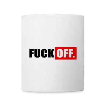 Fuck Off - Coffee/Tea Mug - white - Front
