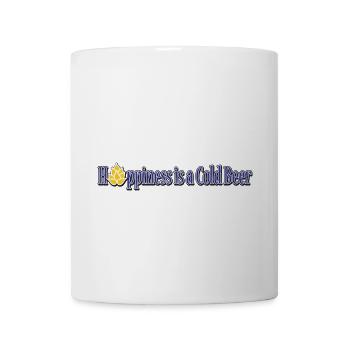 Hoppiness is a Cold Beer - Coffee/Tea Mug - white - Front