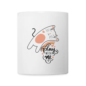 funny cat - Coffee/Tea Mug - white - Front