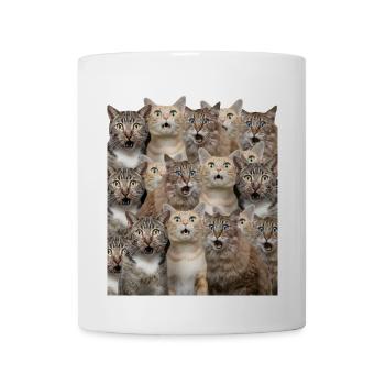 Surprised cats - Coffee/Tea Mug - white - Front
