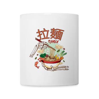 Ramen Skeleton Bowl - Coffee/Tea Mug - white - Front