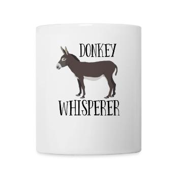Donkey Whisperer - Coffee/Tea Mug - white - Front