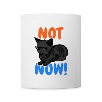 Funny Cat - Coffee/Tea Mug - white - Front