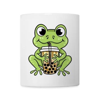 Frog Bubble Tea - Coffee/Tea Mug - white - Front