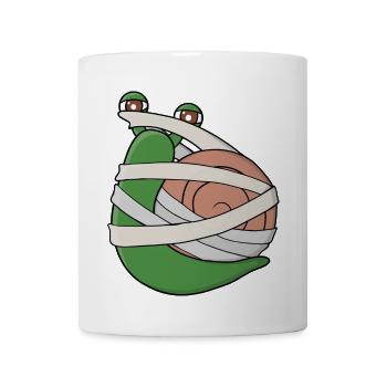 Mummy Snail - Coffee/Tea Mug - white - Front