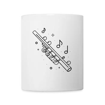 Flute Music - Coffee/Tea Mug - white - Front