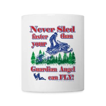 Guardian Angel Snowride - Coffee/Tea Mug - white - Front