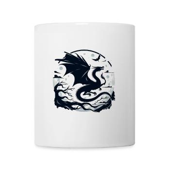 Mystical Dragon Moonlight - Coffee/Tea Mug - white - Front