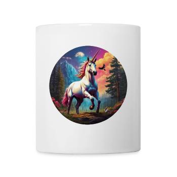Majestic Rainbow Unicorn - Coffee/Tea Mug - white - Front