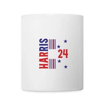 Kamala Harris 2024 For President Campaign US Flag - Coffee/Tea Mug - white - Front