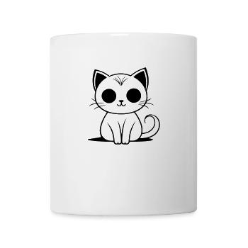A pet black cat - Coffee/Tea Mug - white - Front