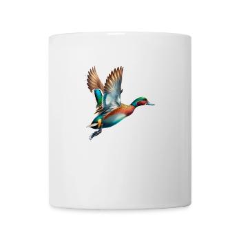 Chestnut Teal in Flight - Coffee/Tea Mug - white - Front