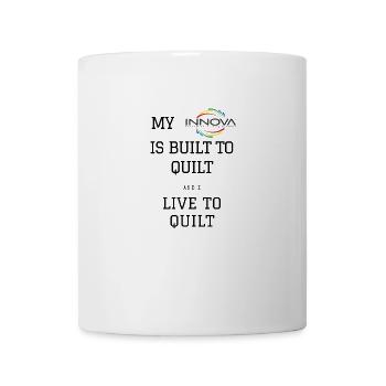 Live to Quilt - Coffee/Tea Mug - white - Front