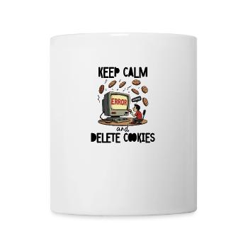 Retro Computer Error IT Delete Cookies Support - Coffee/Tea Mug - white - Front