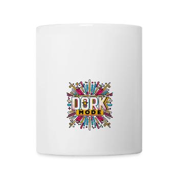 Dork Mode 9 - Coffee/Tea Mug - white - Front